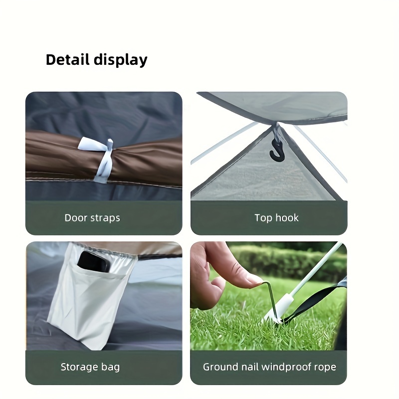Tente pliante portable pour ca - Emergency Mylar Tent avis et prix