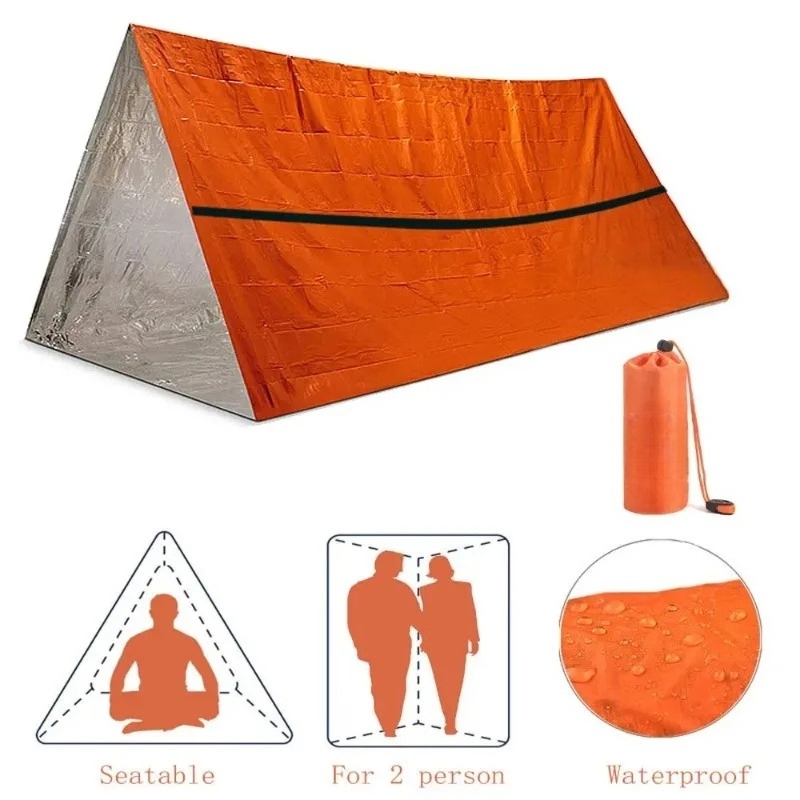 Kit de tente de survie d'urgen - Emergency Mylar Tent avis et prix
