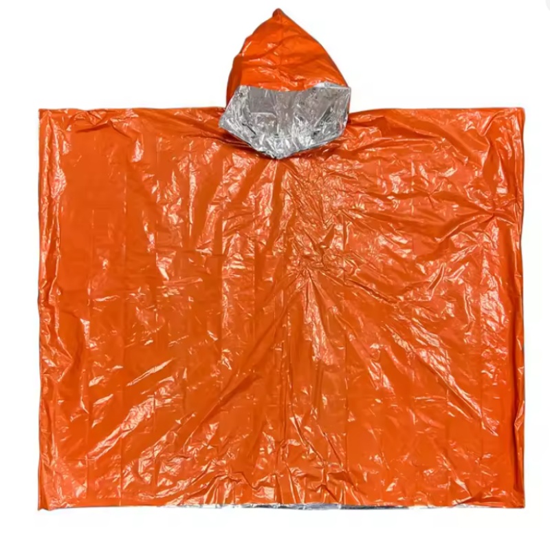 Poncho d'urgence 4 pièces, cou - Survival Blanket Reflective avis et prix